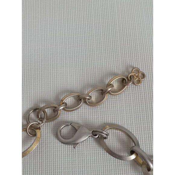 Stella & Dot Navy Blue and Gold Toned Beaded Bahari Layered Statement Necklace - Picture 8 of 9